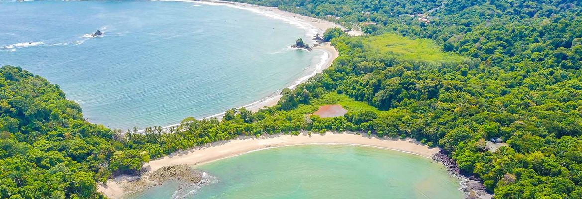 manuel antonio national beach aerial views 70