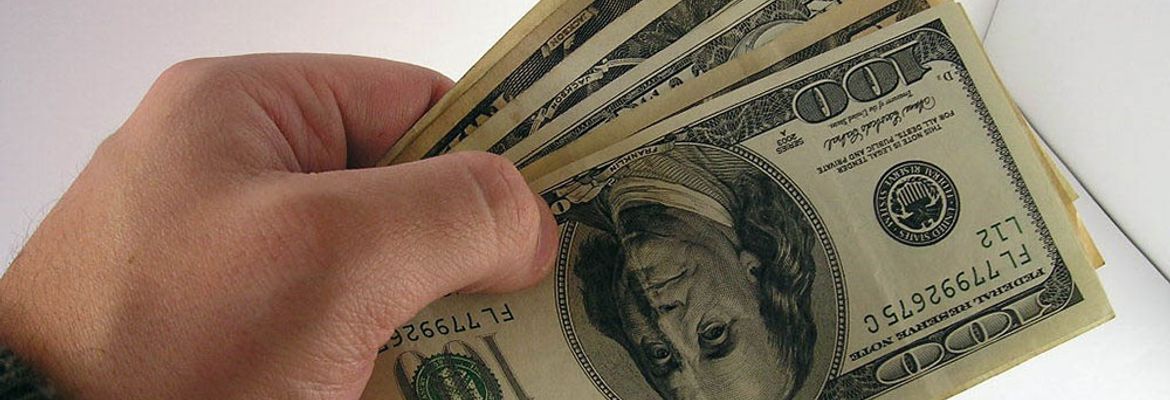 dollars in hand
