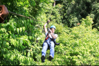Man Ziplining On Suntrails Canopy Tour
 - Costa Rica