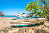 Fishing Boat On Playa Carrillo Sand
 - Costa Rica