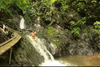 los suenos waterfall slide 
 - Costa Rica