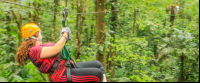 senderos aerios canopy tour girl zipline 
 - Costa Rica