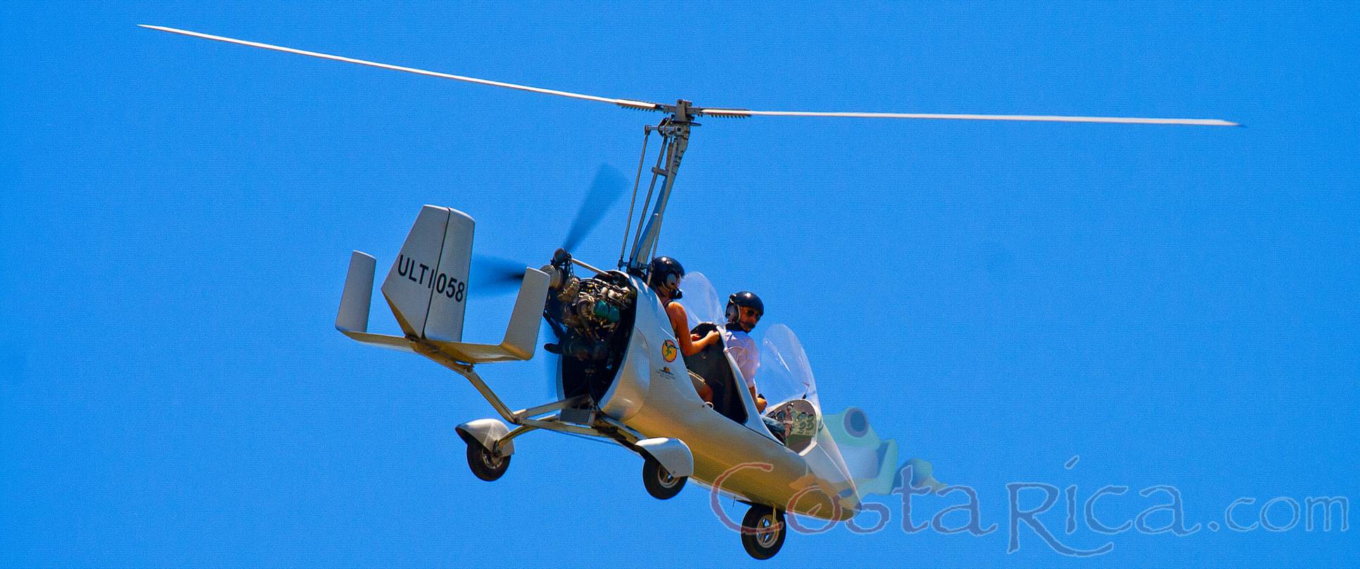 ultralight flying crocodile aircraft
 - Costa Rica