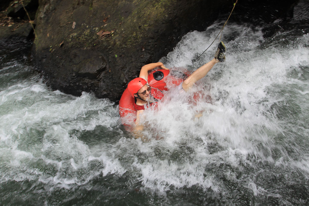 go adventure tubing rapids 
 - Costa Rica